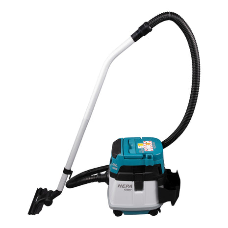 Aspirador inalámbrico Makita DVC 157 LZX3 36 V (2x 18 V) 15 l polvo clase L sin escobillas + accesorios - sin batería, sin cargador