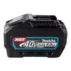 Makita 3x BL 4050 F batterie 40 V max. 5,0 Ah / 5000 mAh Li-Ion XGT ( 3x 191L47-8 ) IP64 avec indicateur de charge