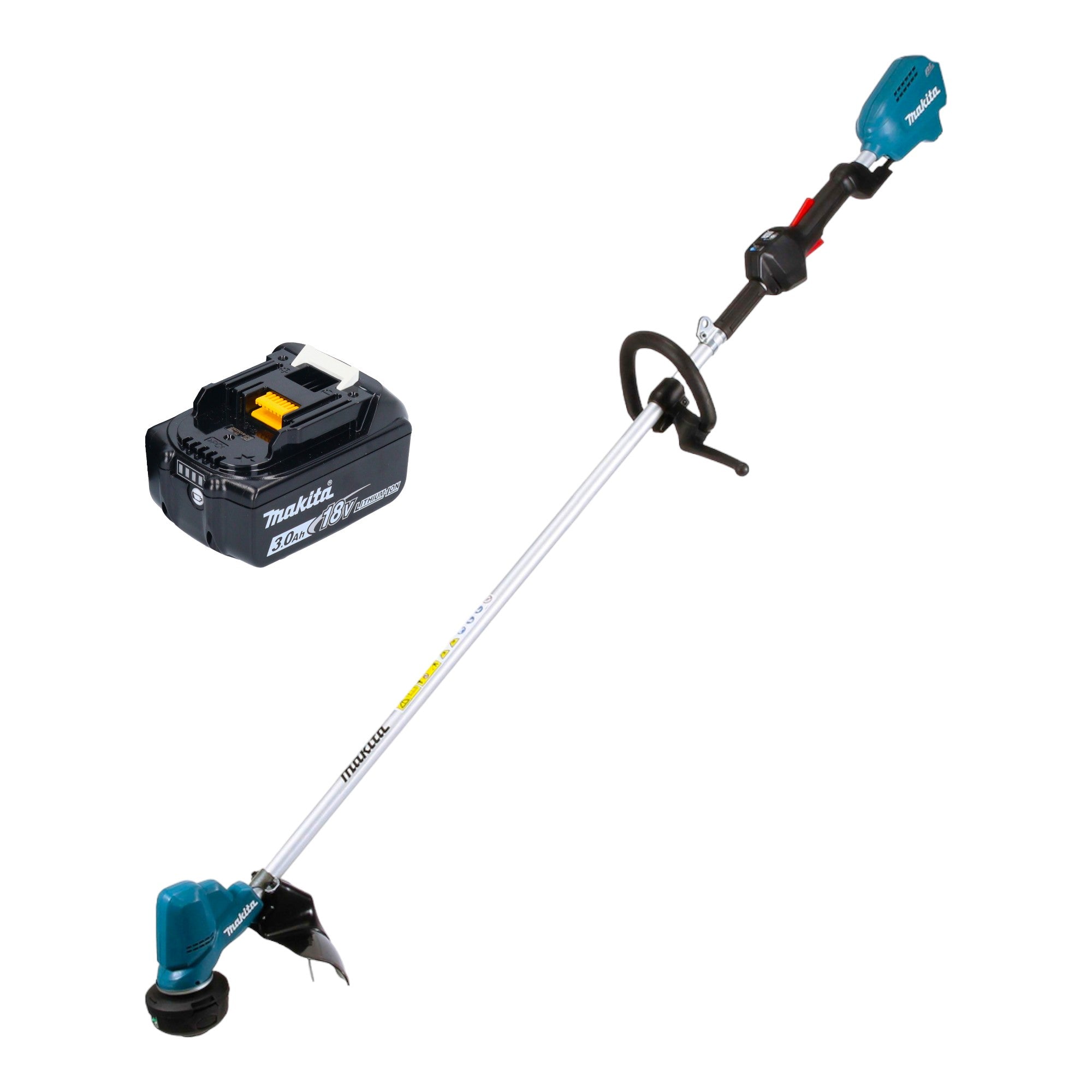 Makita DUR 190 LFX3 Akku Rasentrimmer 18 V 300 mm Brushless 1x Akku 3 0 Ah ohne Ladegeraet 0 - toolbrothers