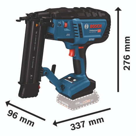 Bosch GNH 18V-50 M Clavadora profesional para madera a batería 18 V 1,2 x 16 - 50 mm sin escobillas (0601482400) Solo - sin batería, sin cargador