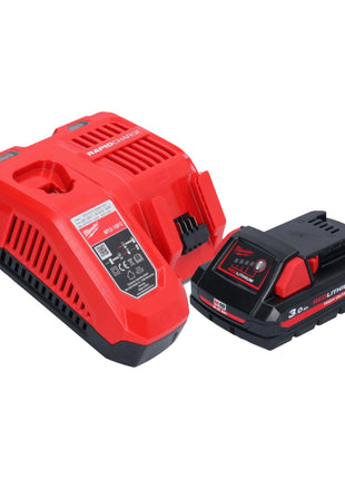 Milwaukee M18 ONEFLT-301X wkrętarka akumulatorowa 18 V 4,8 / 6,4 / 9,53 mm + 1x akumulator 3,0 Ah + ładowarka + pudełko HD