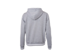 Le sweat à capuche L-BOXX en gris-blanc (Homme / taille L) - Sportif et confortable