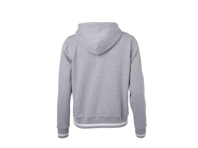 Der L-BOXX Hoodie in Grau-Weiß (Herren / Größe L) - Sportlich und Bequem