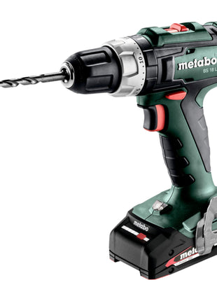 Metabo BS 18 L Akku Bohrschrauber 18 V 50 Nm ( 602321500 ) + 2x Akku 2,0 Ah + Ladegerät + Metabox