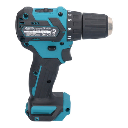 Makita DF 332 DSM1E Trapano avvitatore a batteria 12 V max. 35 Nm Brushless + 1x batteria 4,0 Ah + caricabatteria + valigetta