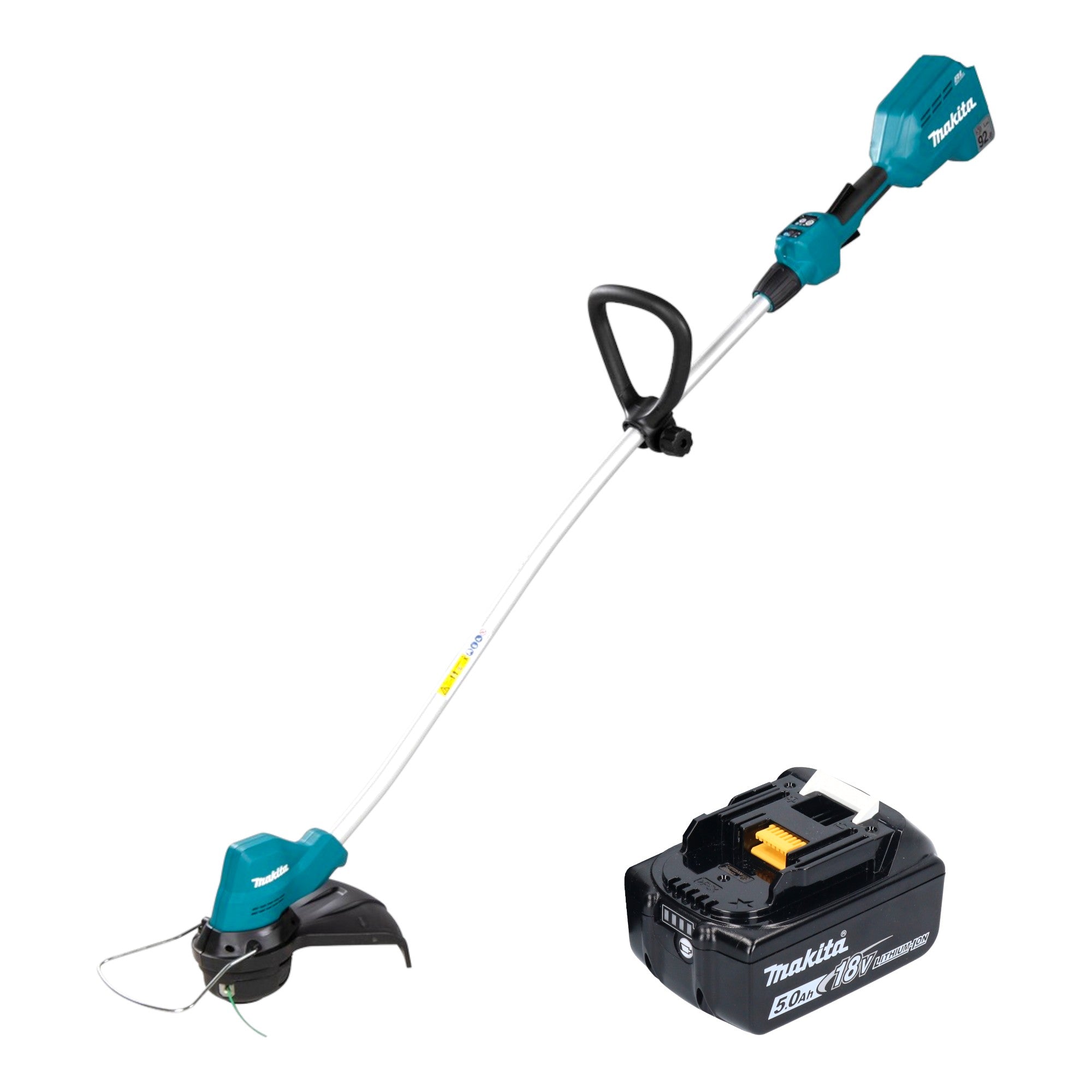 Makita DUR 189 T Akku Rasentrimmer 18 V 300 mm Brushless 1x Akku 5 0 Ah ohne Ladegeraet 0 - toolbrothers