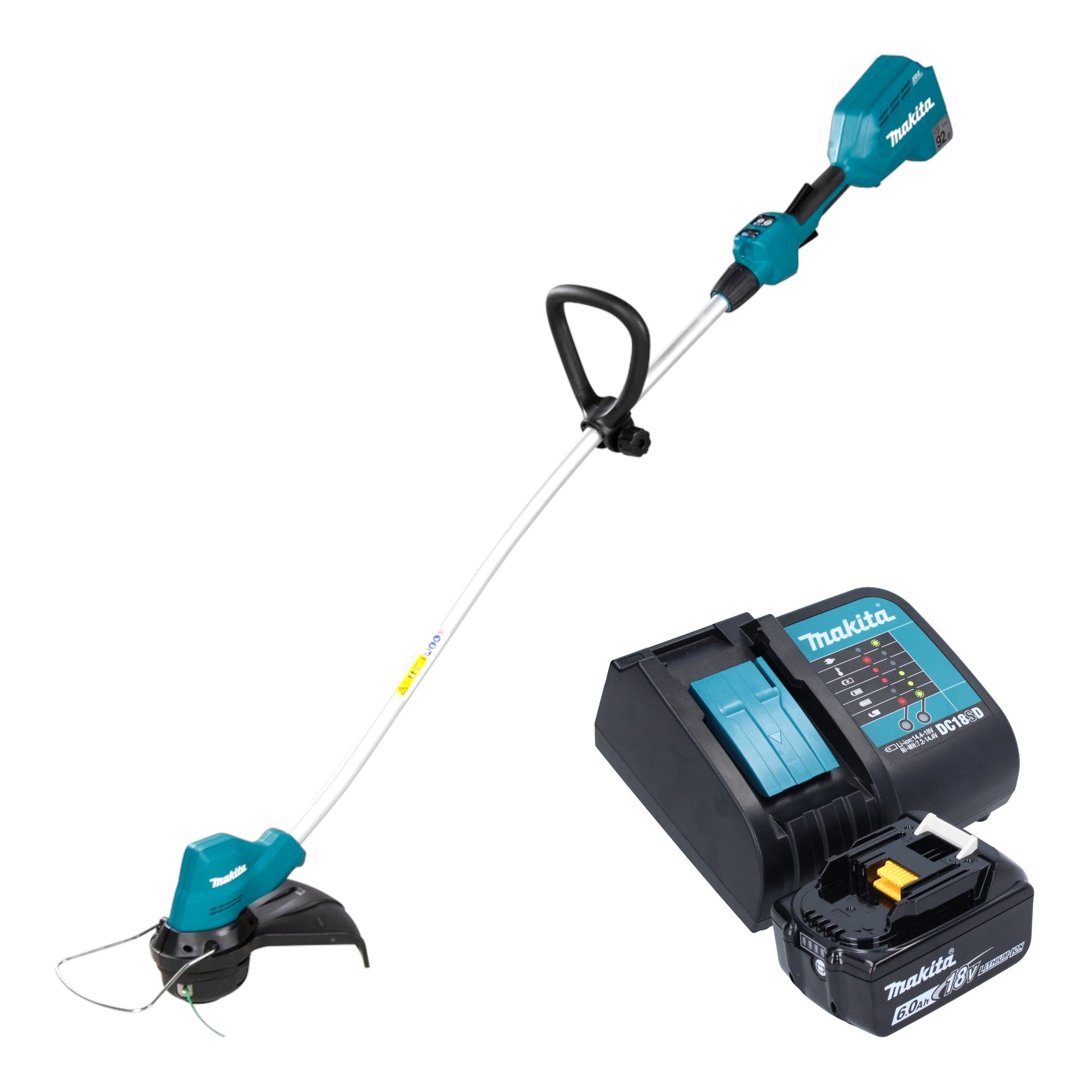 Makita DUR 189 SG Akku Rasentrimmer 18 V 300 mm Brushless 1x Akku 6 0 Ah Ladegeraet 0 - toolbrothers
