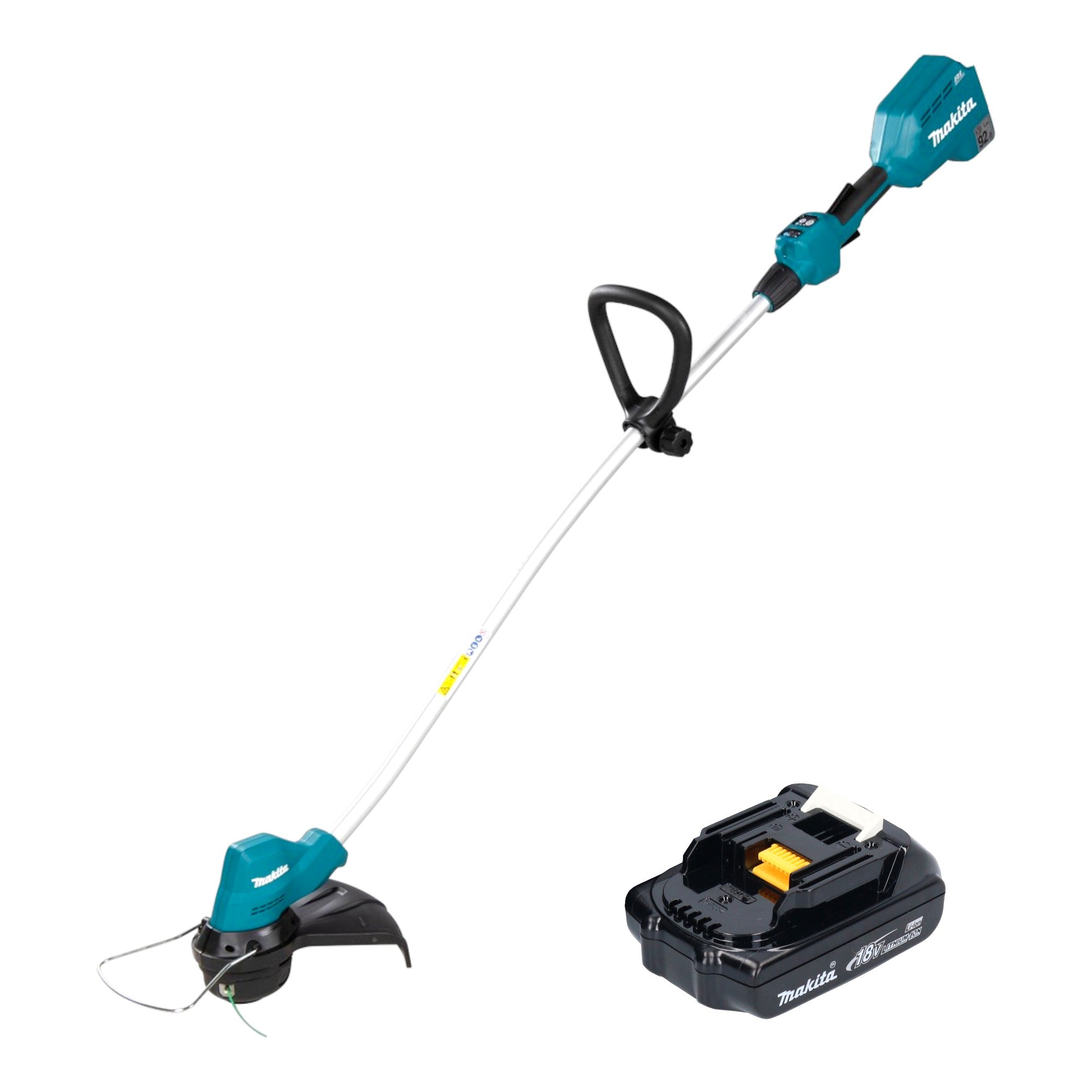 Makita DUR 189 Y Akku Rasentrimmer 18 V 300 mm Brushless 1x Akku 1 5 Ah ohne Ladegeraet 0 - toolbrothers