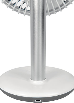 Akku-Tischventilator VENTI 3010 R ( 4000896645 ) Ø 15 cm Höhe 288 mm weiss