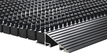 Fußmatte Alu-Anlaufkante ( 9000471286 ) schwarz/schwarz PP/Alu
