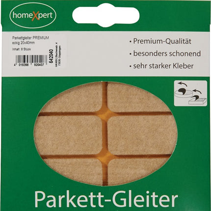 Piedini per parquet Premium ( 3000271032 ) 20 x 40 mm autoadesivi