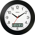 Reloj de pared (9106486631) reloj radiocontrol plastico negro numeros