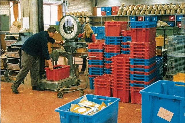 Contenitore girevole impilabile ( 9000446962 ) PP giallo