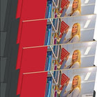 Prospekthalter ( 9000493723 ) H560xB240xTmm Metall silber