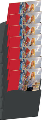 Prospekthalter ( 9000493723 ) H560xB240xTmm Metall silber