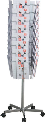 Portadepliant ( 9000493685 ) Ø 510 mm H1475mm 32 scomparti DIN A4