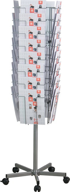 Portadepliant ( 9000493685 ) Ø 510 mm H1475mm 32 scomparti DIN A4