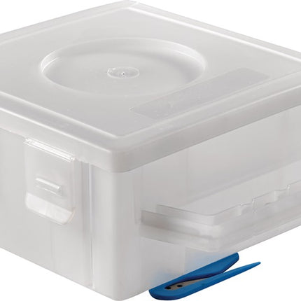 Dispenser di nastro adesivo Wemas ( 4000818521 ) trasparente con coltello incorporato