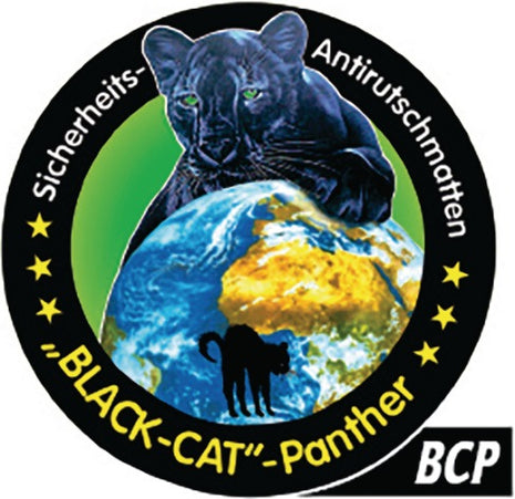 Alfombra antideslizante de seguridad WADO BLACK-CAT Panther -BCP- ( 4000349180 ) L0,6 m W0,8 m D4 mm 1 alfombra