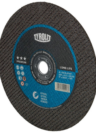 Tyrolit disque à tronçonner PREMIUM LONGLIFE ( 8000757548 ) D125x1mm 41 F alésage droit 22,23 mm