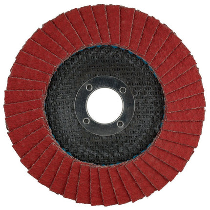 Disco lamellare Tyrolit PREMIUM CERAMIC ( 4000845949 ) Ø 125 mm granulometria 60 a gomito