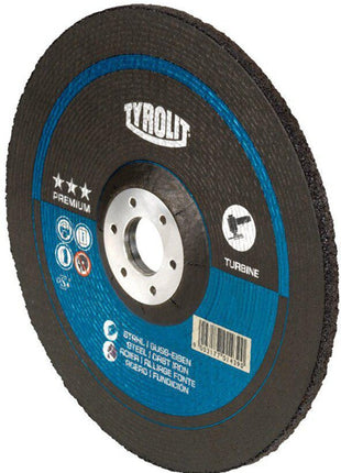 Disco abrasivo Tyrolit PREMIUM T-GRIND (8000758433) D125xS7mm grano 24 diámetro 22,23 mm