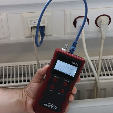 Testboy Netzwerkverdrahtungstester 29 ( 4000828080 ) Prüfung von Leitungen
