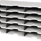 vassoio di smistamento styro Trio ( 9000493277 ) 15 scomparti in polistirolo grigio/nero