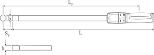 Stahlwille Drehwinkel-/Drehmomentschlüssel 714/4 ( 8000332367 ) 4 - 40 Nm