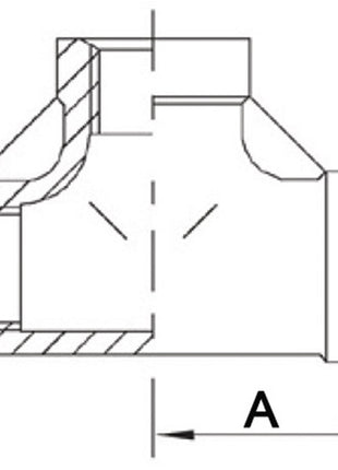 Springer Gewindefitting T-Stück 90° IG ( 4500100063 ) NPS=1/2 ″