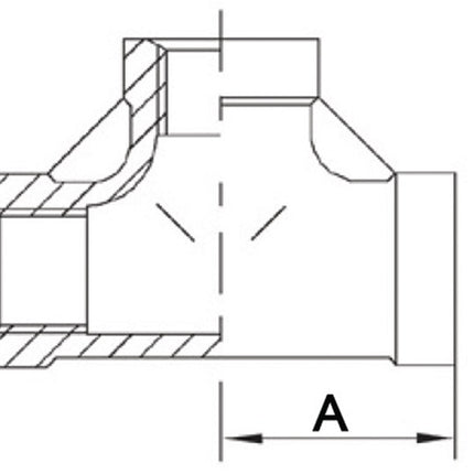 Raccordo filettato Springer a T 90° IG ( 4500100064 ) NPS=3/4 ″