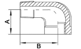 Springer Gewindefitting 90° IG/AG ( 4500100055 ) NPS=1 1/2 ″