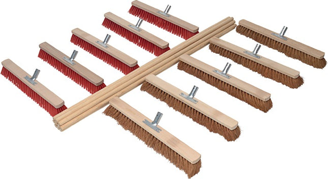 Set di scope ( 9000470001 ) 5 ciascuna noce di cocco/elaston lunghezza 600 mm