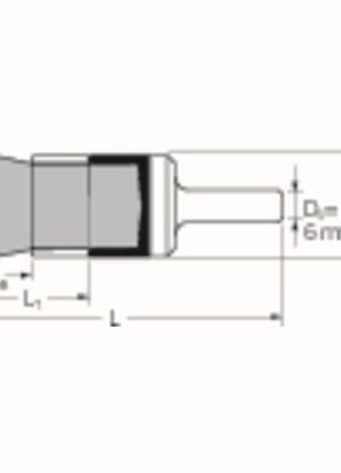 Cepillo cepillo PFERD PBUR ST (8000432666) Eje Ø 20 mm espesor alambre 0,2 mm 12500 rpm