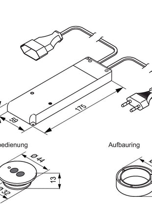 L & S HV-Funkschalterset ( 3000550098 ) 230 V