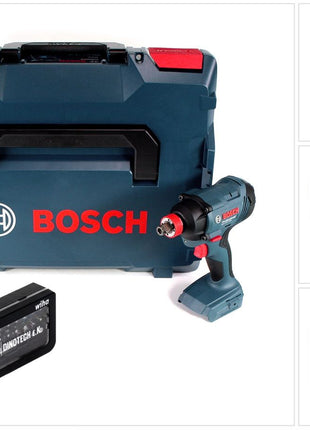 Bosch GDX 18 V-180 18 V Li-Ion Akku Drehschlagschrauber mit 180 Nm Solo in L-Boxx + Wiha Bit Set 31 tlg. Dinotech Edition - Toolbrothers