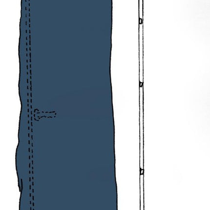 Kirchner Schutzhülle Simproflex ( 4000369719 ) Fensterschutz Breite 125 cm transparent