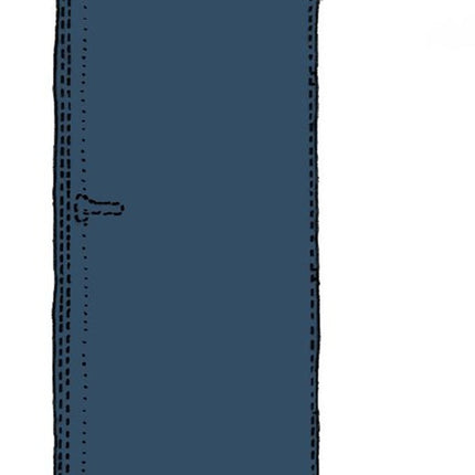 Kirchner Schutzhülle SIMPROFLEX ( 4000369720 ) Türschutz Breite 125 cm transparent