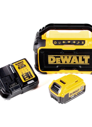 DeWalt DCR 011 Akku Bluetooth Lautsprecher 10,8-18V + 1x Akku 4,0Ah + Ladegerät - Toolbrothers