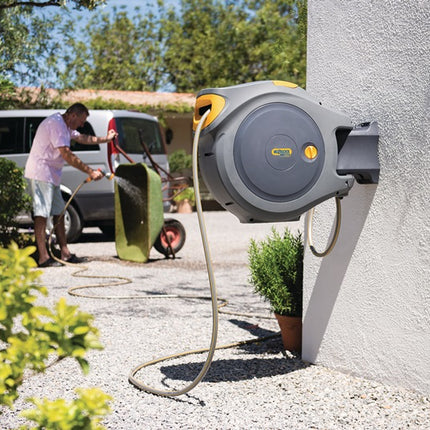 Portagomma a parete Hozelock Auto Reel 30 Flowmax ( 4000350704 ) larghezza 65,5 cm