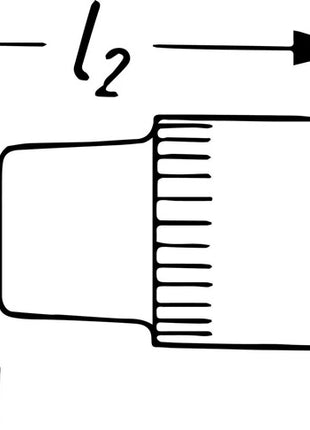 Hazet Steckschlüsseleinsatz 8507 ( 8000466406 ) 1/4 ″ PZ Länge 28 mm