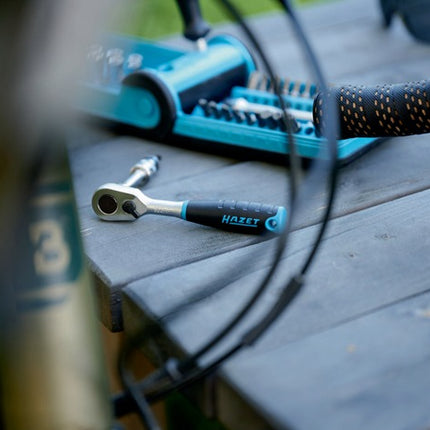 Set di chiavi a bussola Hazet 856-1HP ( 8000753595 ) 38 pezzi 1/4 ″ Numero di denti 90 esagono