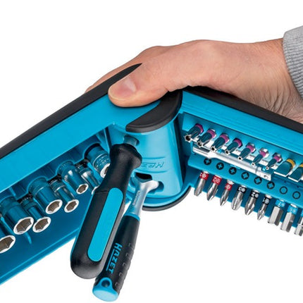 Set di chiavi a bussola Hazet 856-1HP ( 8000753595 ) 38 pezzi 1/4 ″ Numero di denti 90 esagono