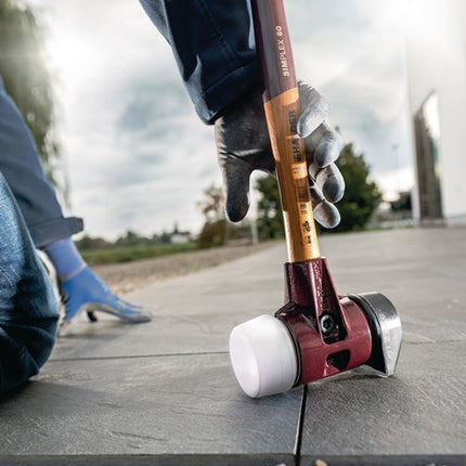 Mazza Halder soft-face SIMPLEX ( 8000794782 ) Lunghezza 405 mm Testa Ø 60 mm