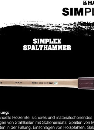 Halder Spalthammer SIMPLEX ( 4000815572 ) 4100 g Stiellänge 850 mm