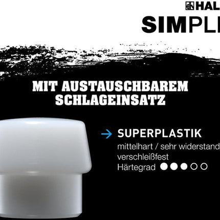 Martello demolitore Halder SIMPLEX ( 4000815572 ) 4100 g Lunghezza del manico 850 mm