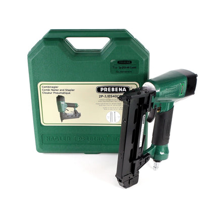 Prebena Druckluftnagler 2P-J/ES 40 COMBI 5 bis 7 Bar - im Transportkoffer - Toolbrothers
