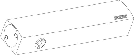 GEZE chiudiporta TS 5000 L ( 3325039114 ) montaggio standard lato cerniera