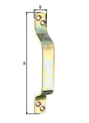 GAH Alberts Torgriff ( 8002897886 ) Länge 170 mm Breite 20 mm Anzahl Löcher 4