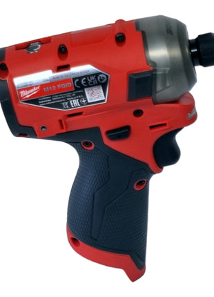 Milwaukee M12 FQID-202 Akku Schlagschrauber 12 V 50 Nm 1/4" Brushless + 2x Akku 2,0 Ah + Ladegerät